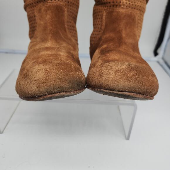 Ugg Boots 6 Brown Abilene Chestnut Knee High Slouchy Suede Boho Academia Flat - Picture 9 of 16